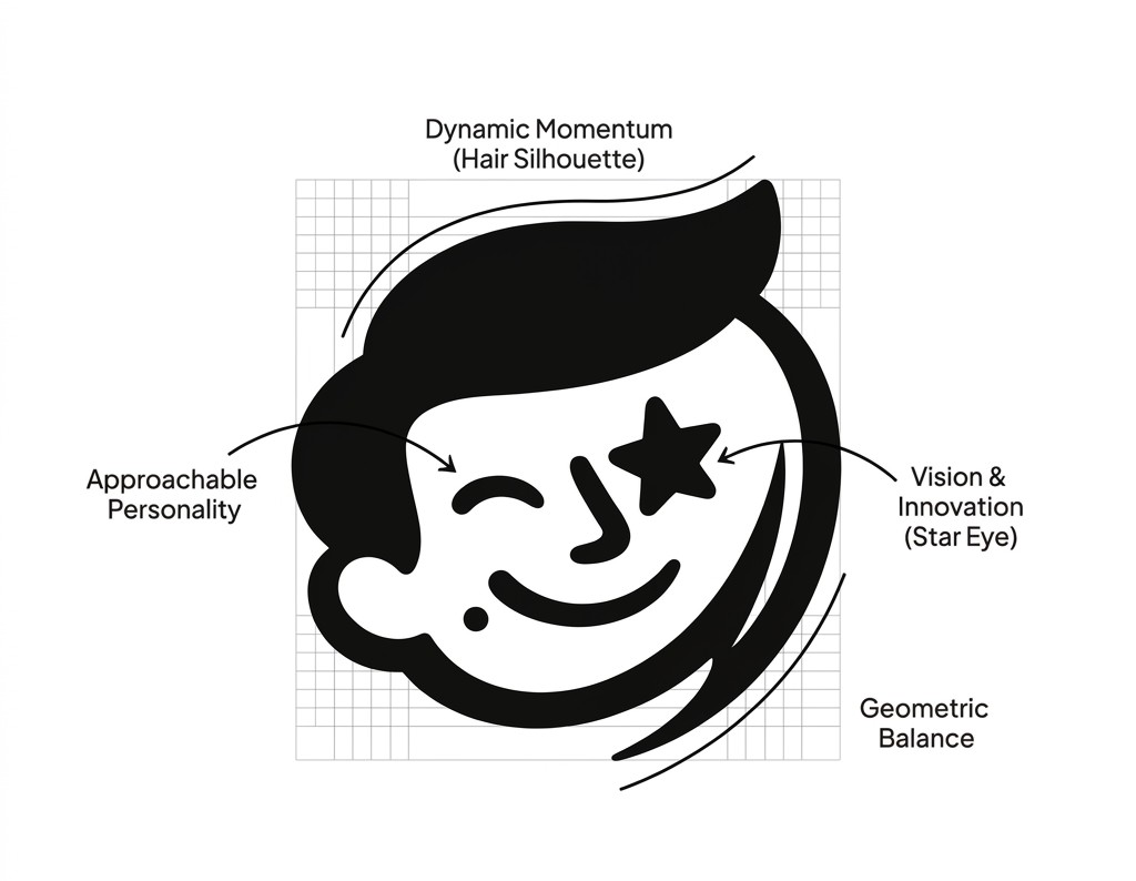 Brand Identity Guidelines document header illustration for Eldrex Delos Reyes Bula
